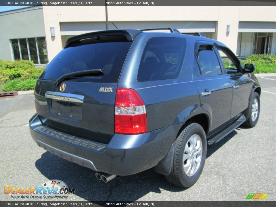 2003 Acura MDX Touring Sagebrush Pearl / Quartz Photo #7