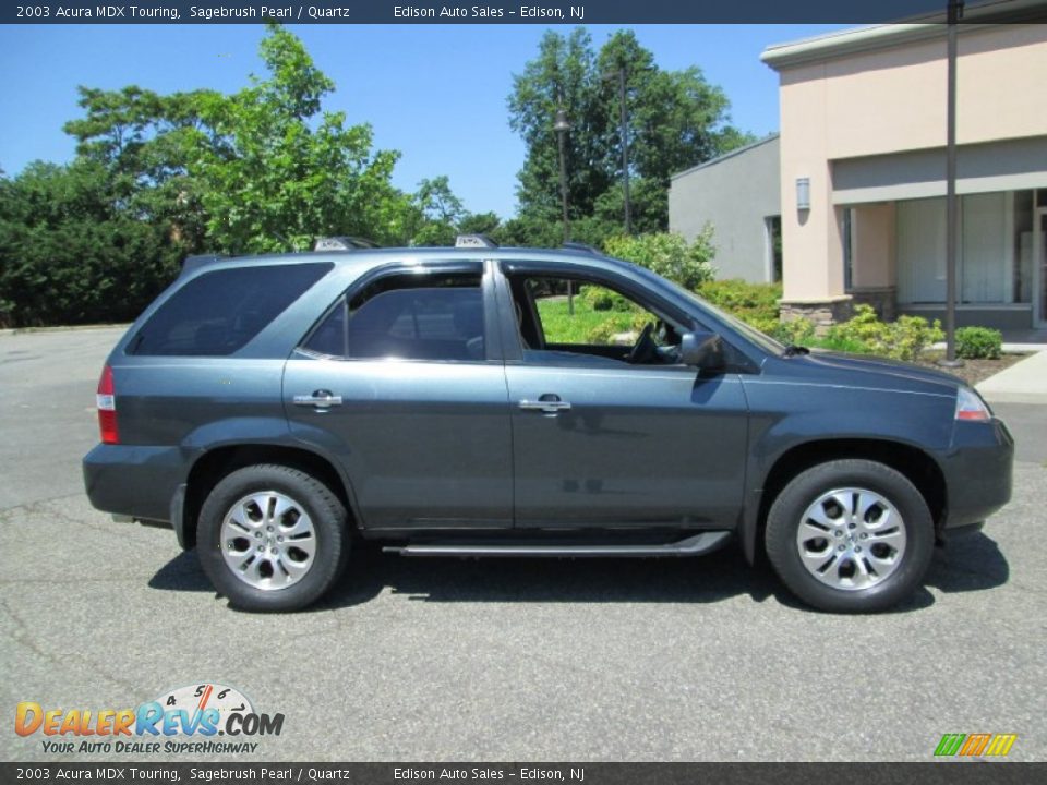 2003 Acura MDX Touring Sagebrush Pearl / Quartz Photo #9