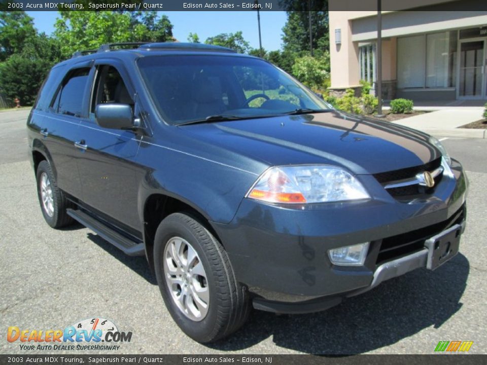 2003 Acura MDX Touring Sagebrush Pearl / Quartz Photo #11