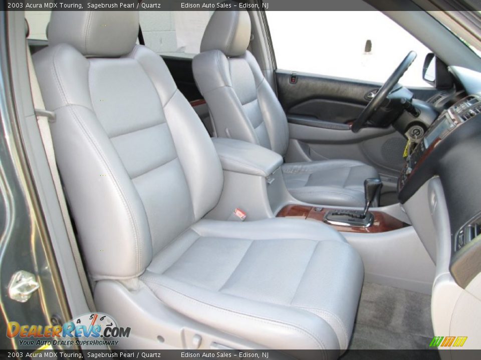 2003 Acura MDX Touring Sagebrush Pearl / Quartz Photo #14