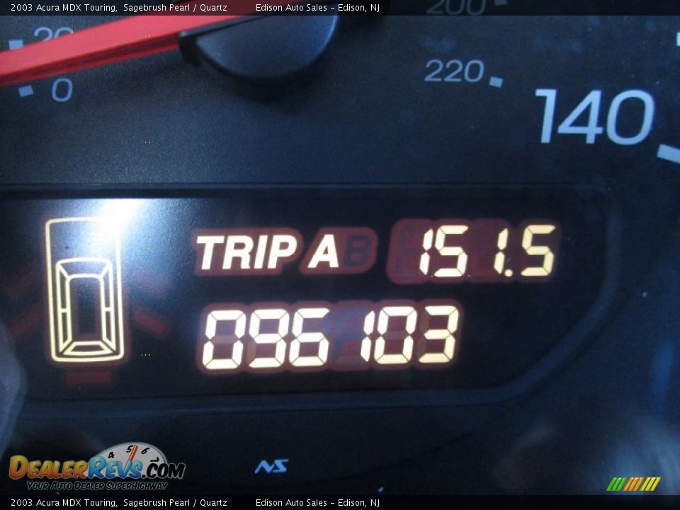 2003 Acura MDX Touring Sagebrush Pearl / Quartz Photo #28