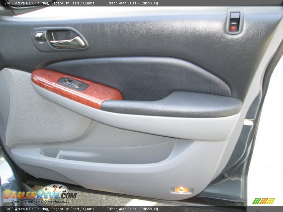2003 Acura MDX Touring Sagebrush Pearl / Quartz Photo #30
