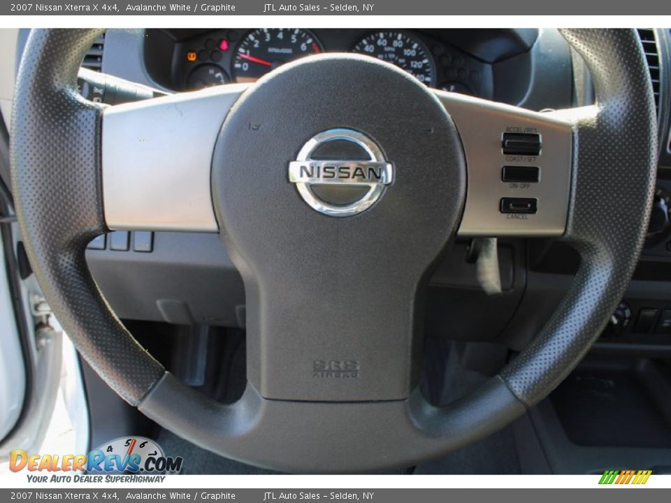 2007 Nissan Xterra X 4x4 Avalanche White / Graphite Photo #15