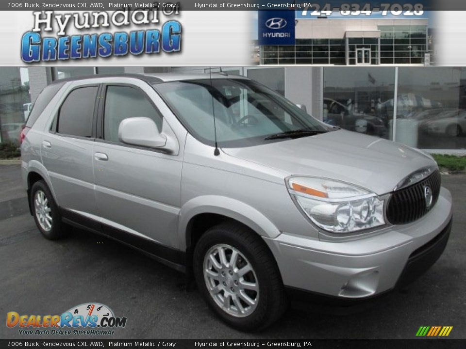 2006 Buick Rendezvous CXL AWD Platinum Metallic / Gray Photo #1