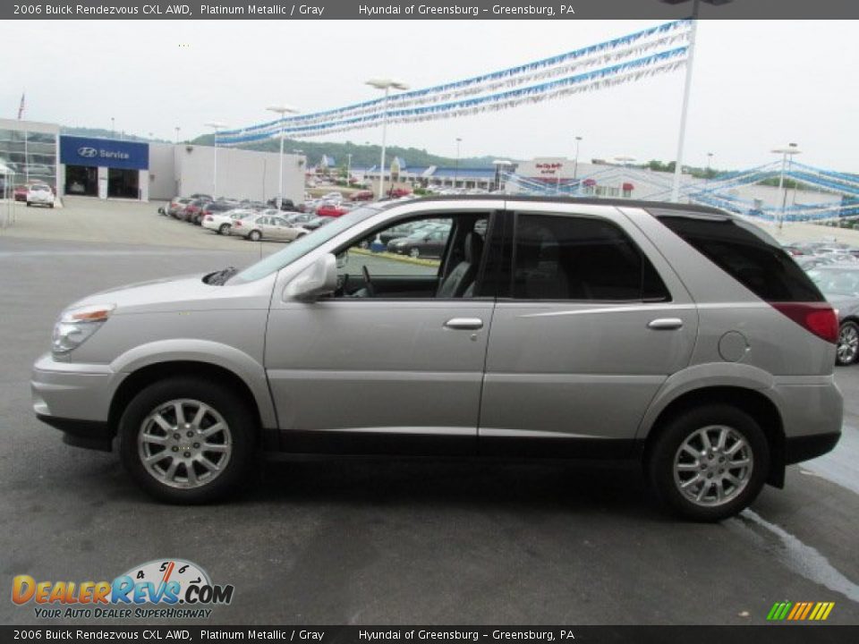 2006 Buick Rendezvous CXL AWD Platinum Metallic / Gray Photo #6
