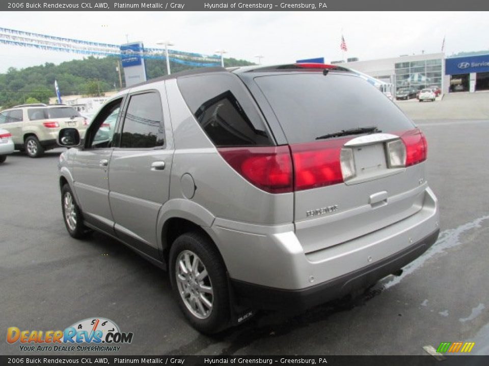 2006 Buick Rendezvous CXL AWD Platinum Metallic / Gray Photo #7
