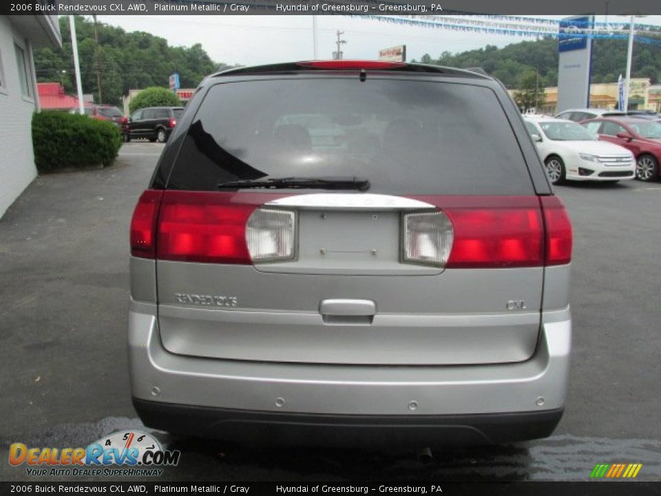 2006 Buick Rendezvous CXL AWD Platinum Metallic / Gray Photo #8
