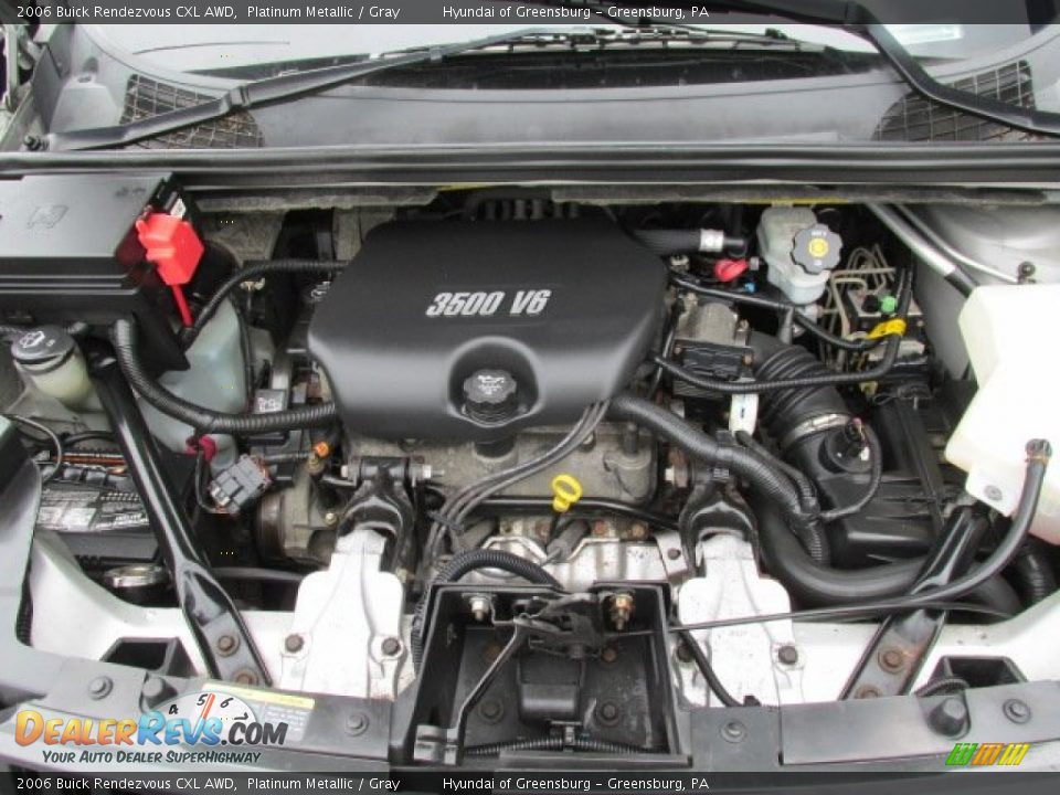 2006 Buick Rendezvous CXL AWD 3.5 Liter OHV 12-Valve V6 Engine Photo #9