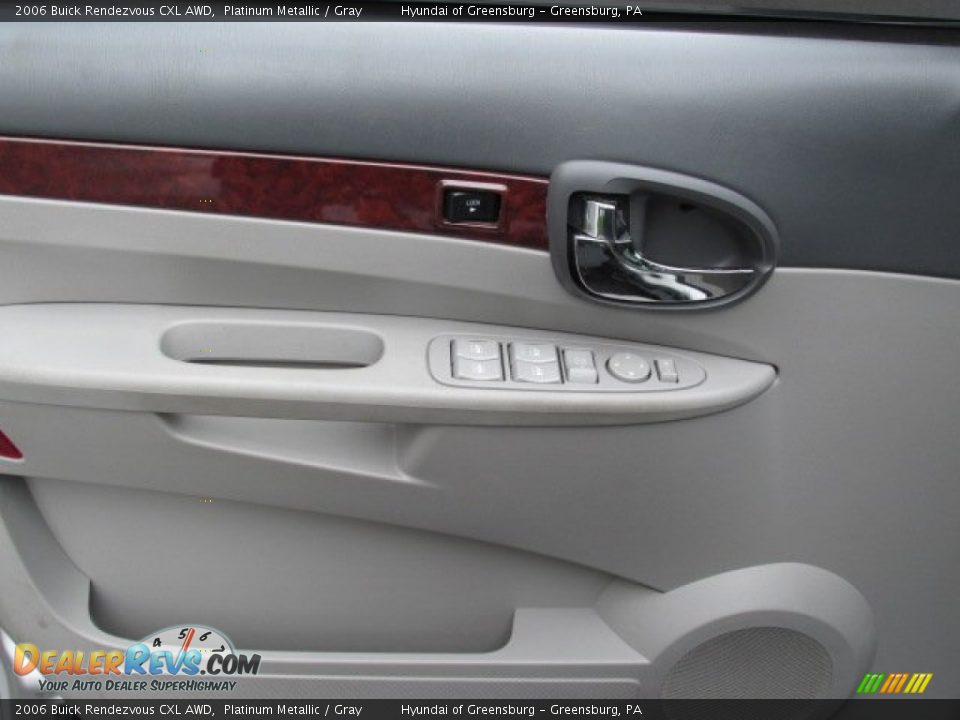 2006 Buick Rendezvous CXL AWD Platinum Metallic / Gray Photo #10