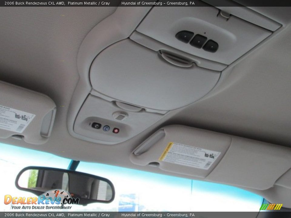 2006 Buick Rendezvous CXL AWD Platinum Metallic / Gray Photo #14