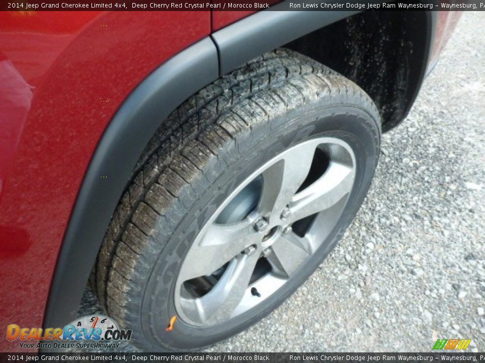 2014 Jeep Grand Cherokee Limited 4x4 Deep Cherry Red Crystal Pearl / Morocco Black Photo #9