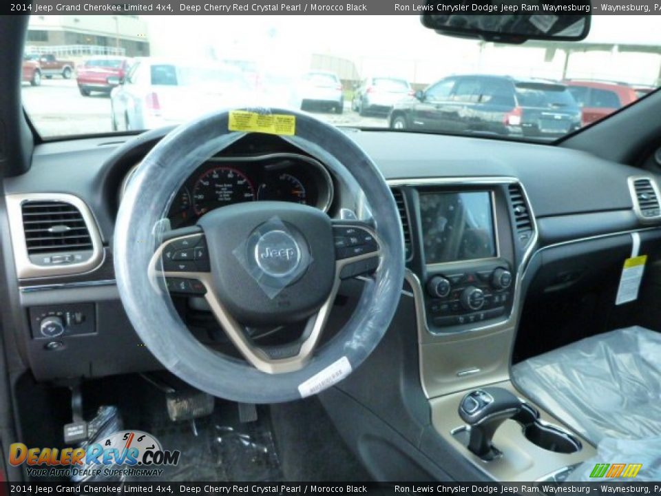2014 Jeep Grand Cherokee Limited 4x4 Deep Cherry Red Crystal Pearl / Morocco Black Photo #12