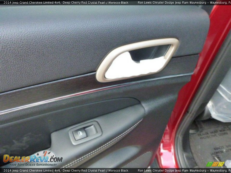 2014 Jeep Grand Cherokee Limited 4x4 Deep Cherry Red Crystal Pearl / Morocco Black Photo #13