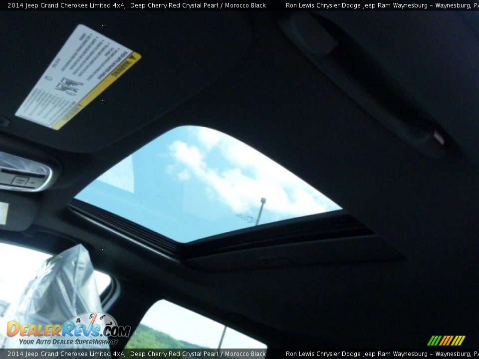 2014 Jeep Grand Cherokee Limited 4x4 Deep Cherry Red Crystal Pearl / Morocco Black Photo #16