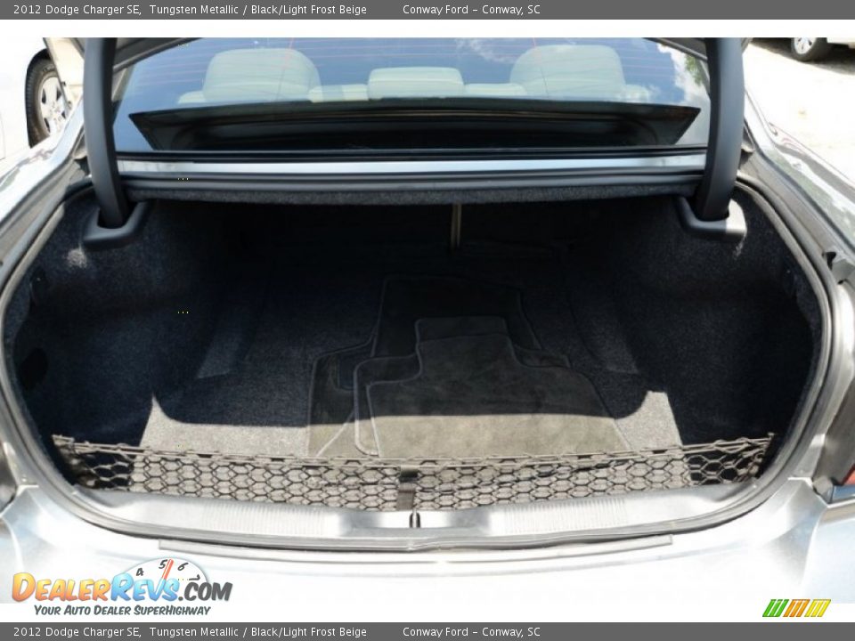 2012 Dodge Charger SE Tungsten Metallic / Black/Light Frost Beige Photo #12