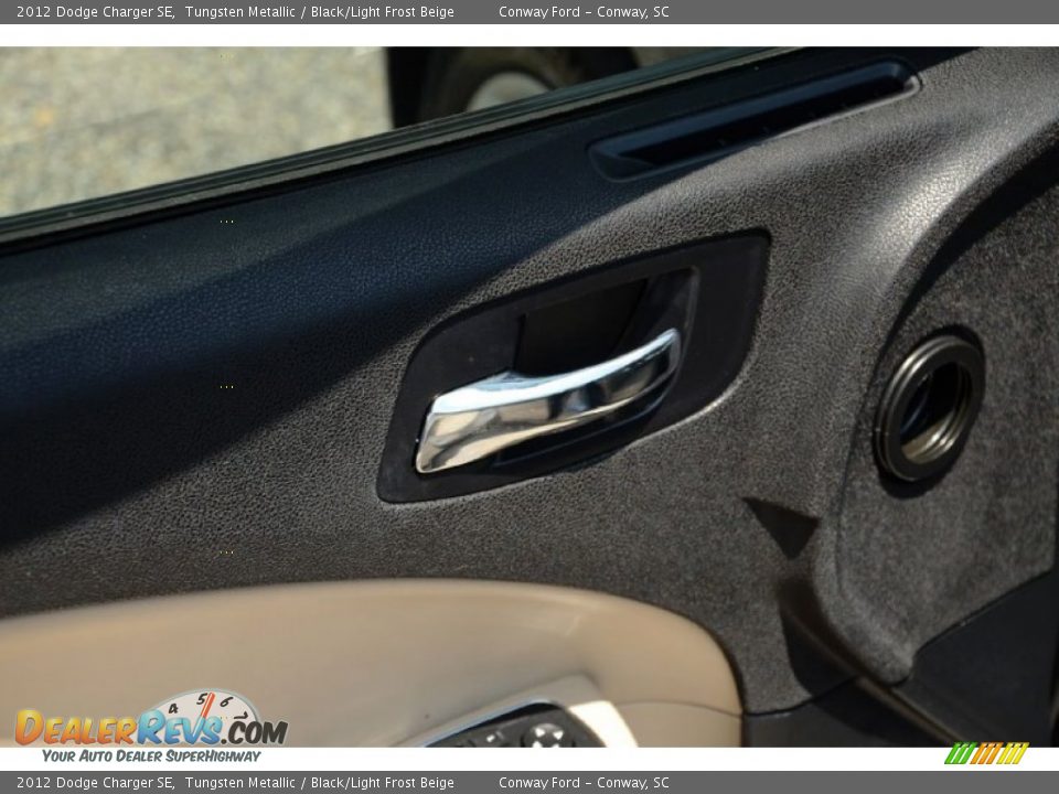 2012 Dodge Charger SE Tungsten Metallic / Black/Light Frost Beige Photo #17