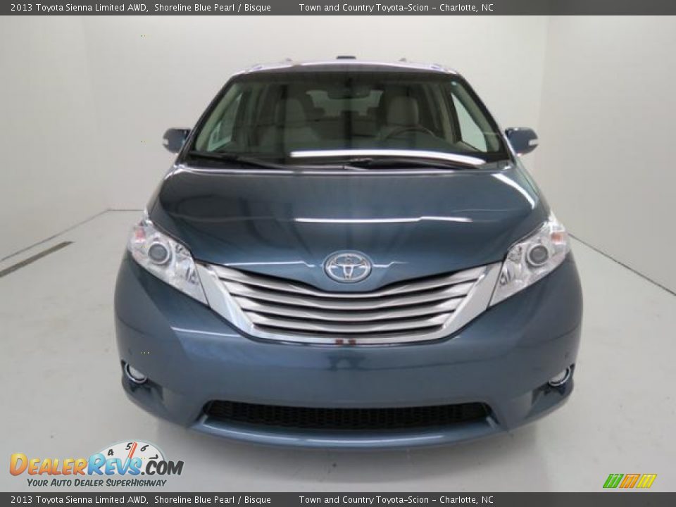 2013 Toyota Sienna Limited AWD Shoreline Blue Pearl / Bisque Photo #2