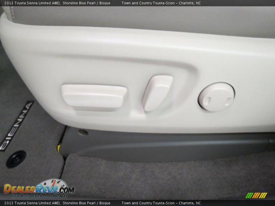 2013 Toyota Sienna Limited AWD Shoreline Blue Pearl / Bisque Photo #9