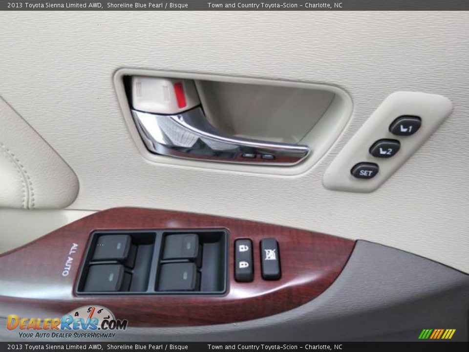2013 Toyota Sienna Limited AWD Shoreline Blue Pearl / Bisque Photo #10