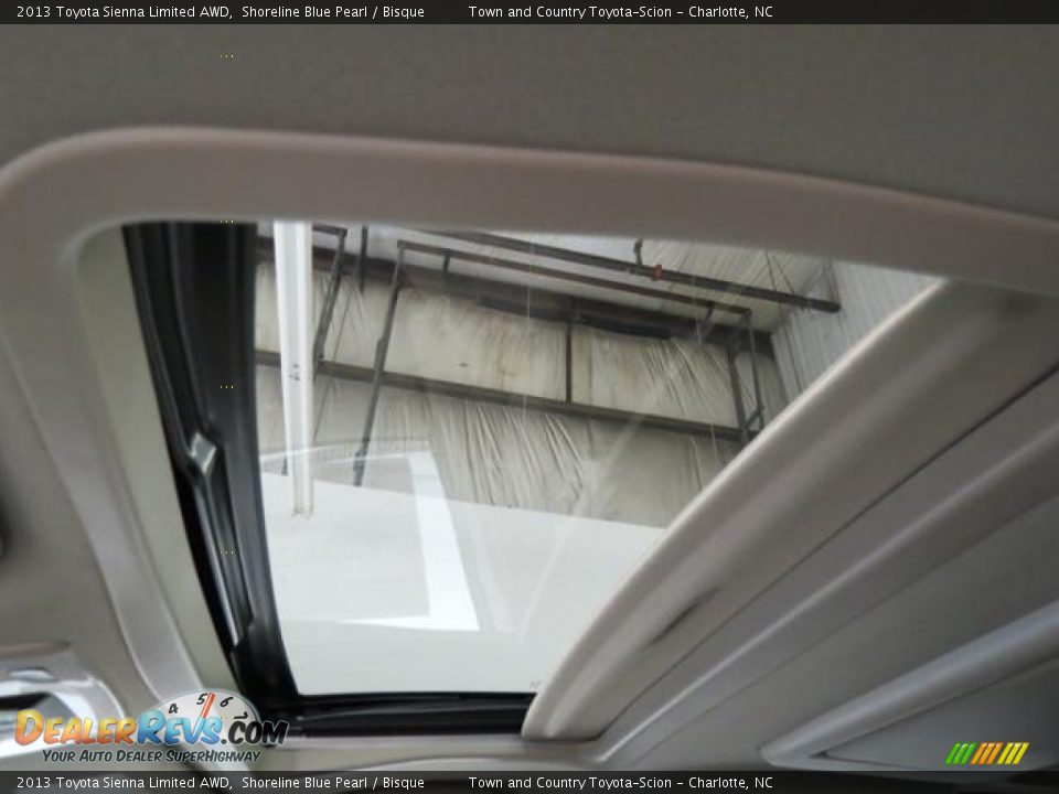 2013 Toyota Sienna Limited AWD Shoreline Blue Pearl / Bisque Photo #12