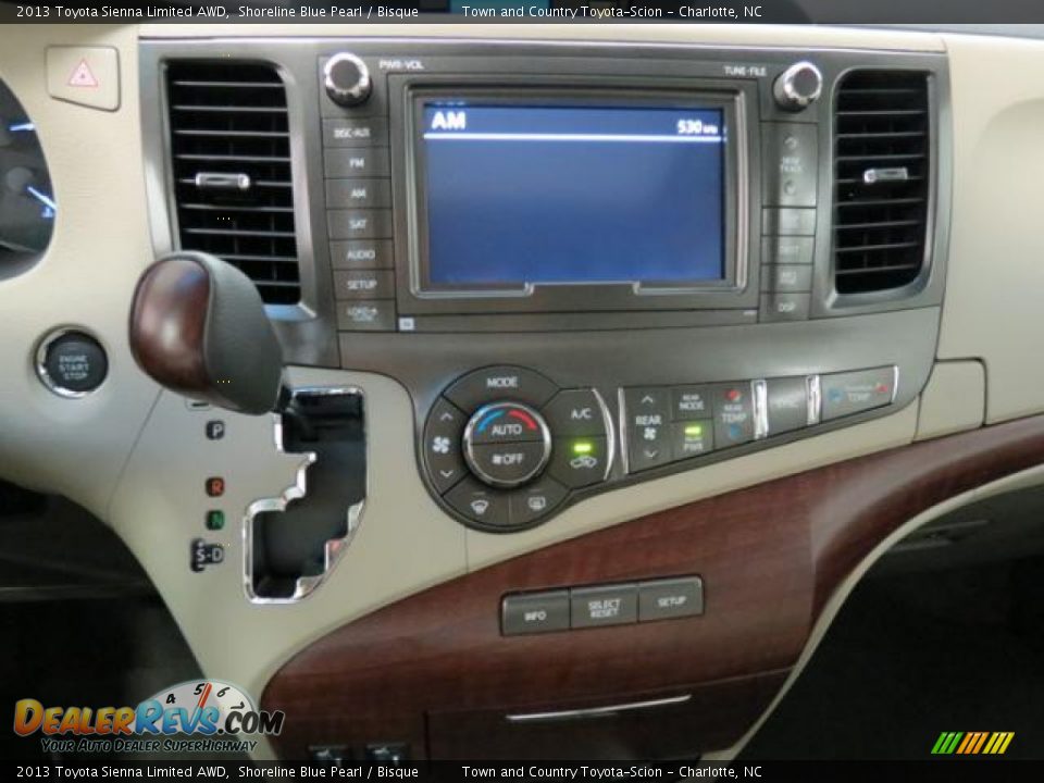 2013 Toyota Sienna Limited AWD Shoreline Blue Pearl / Bisque Photo #14