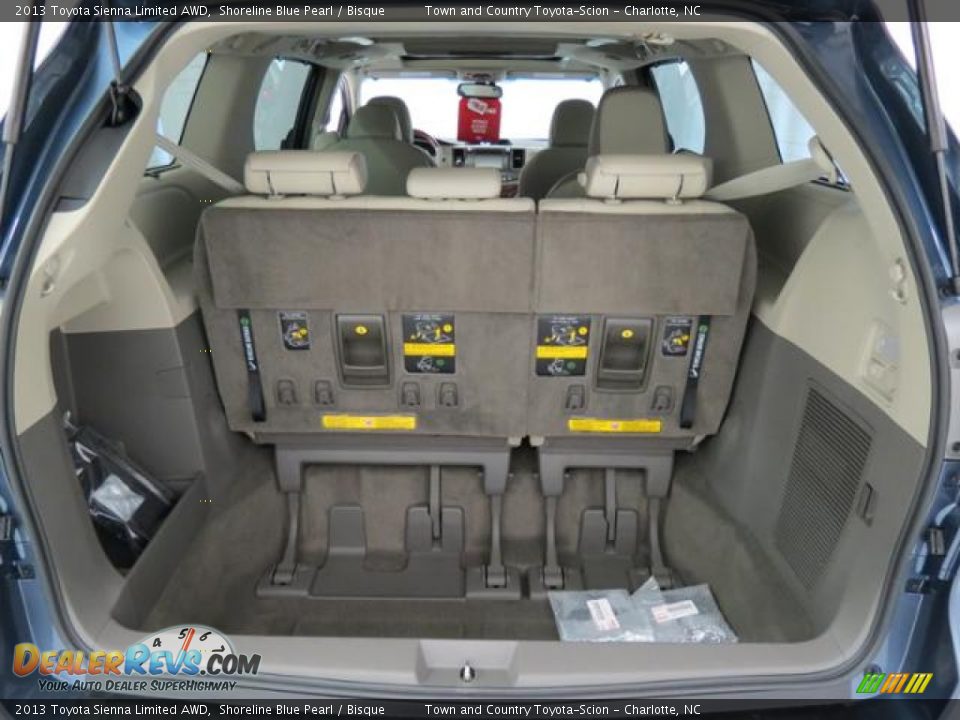 2013 Toyota Sienna Limited AWD Shoreline Blue Pearl / Bisque Photo #18