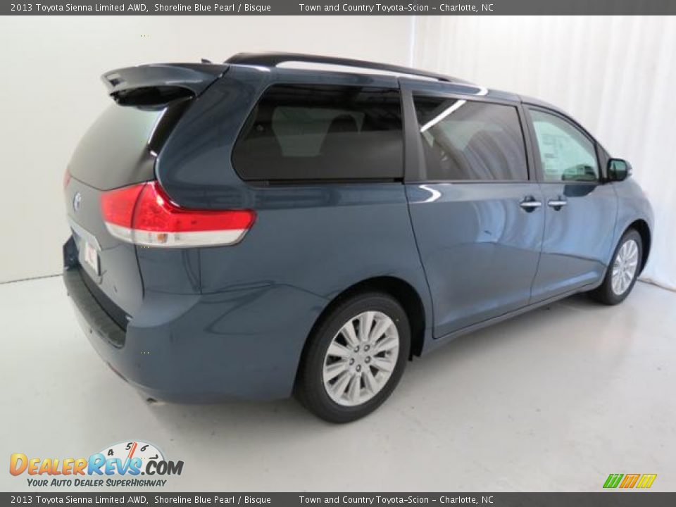 2013 Toyota Sienna Limited AWD Shoreline Blue Pearl / Bisque Photo #19
