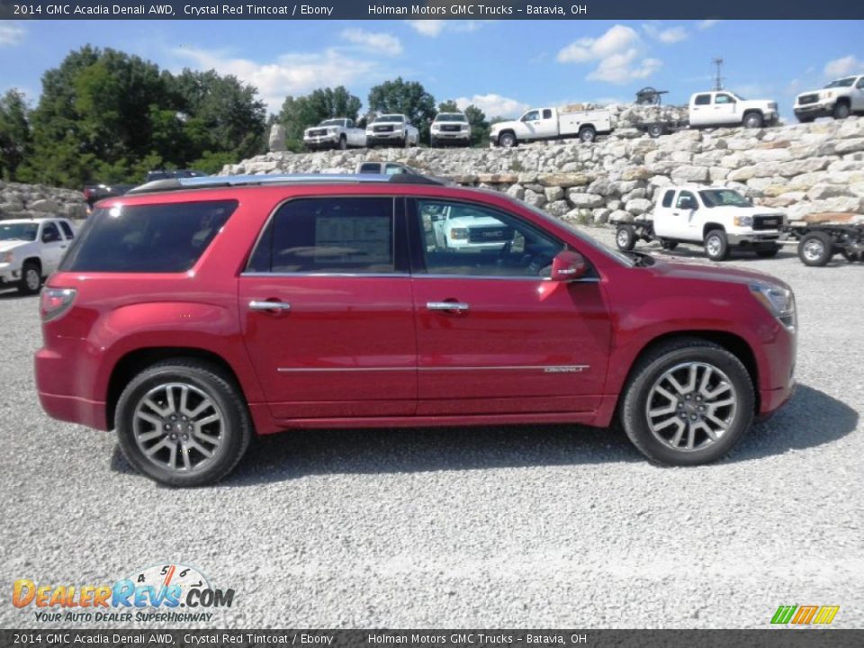2014 GMC Acadia Denali AWD Crystal Red Tintcoat / Ebony Photo #1