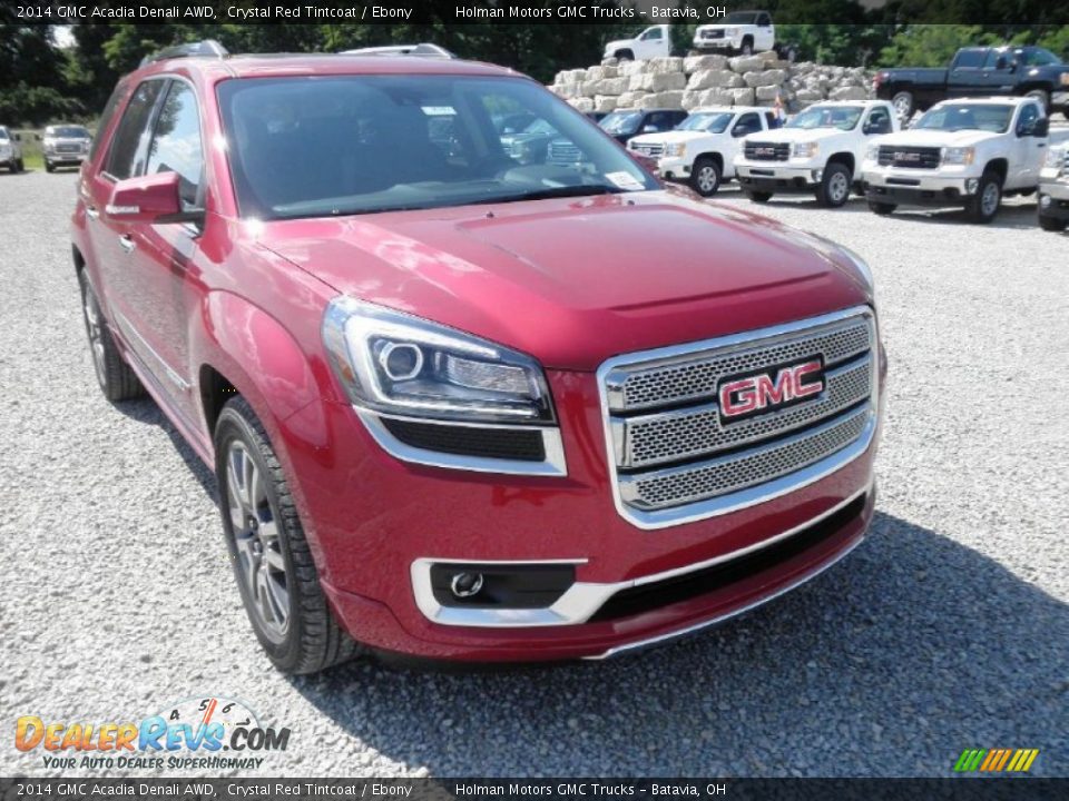 2014 GMC Acadia Denali AWD Crystal Red Tintcoat / Ebony Photo #2