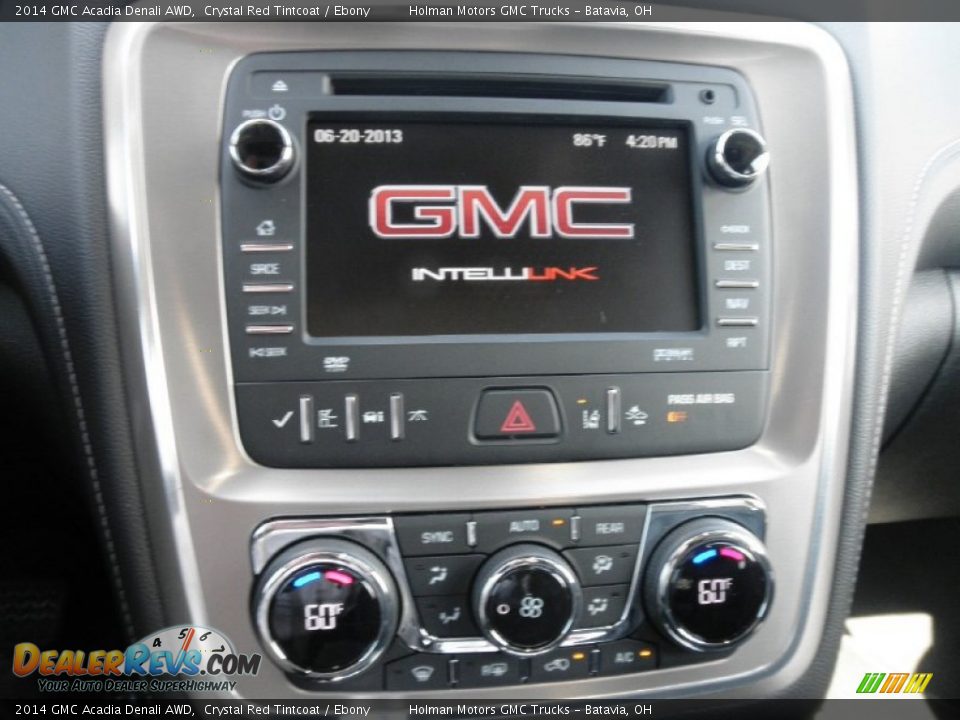 2014 GMC Acadia Denali AWD Crystal Red Tintcoat / Ebony Photo #7