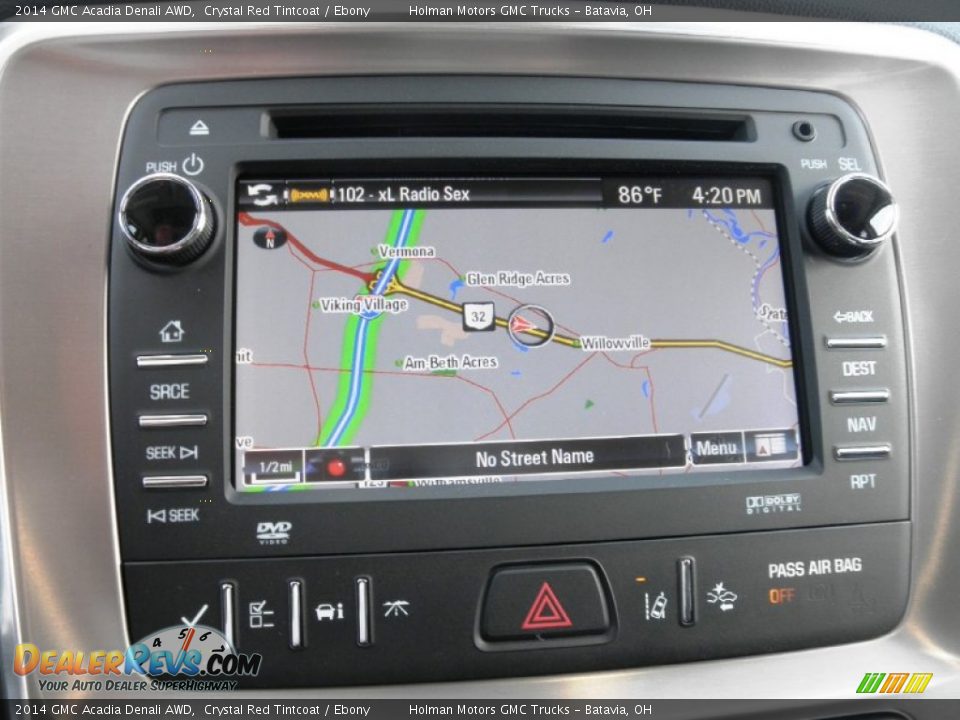 Navigation of 2014 GMC Acadia Denali AWD Photo #10