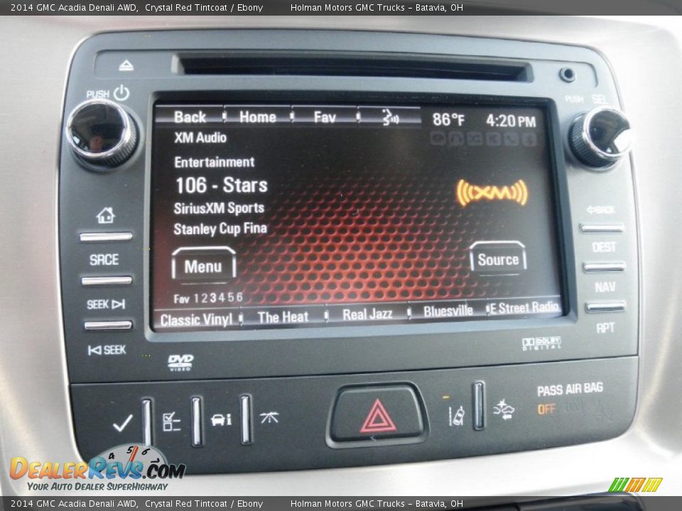 2014 GMC Acadia Denali AWD Crystal Red Tintcoat / Ebony Photo #11