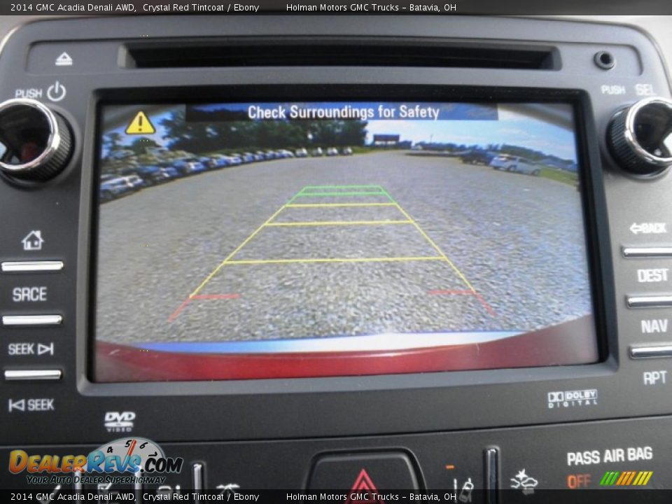 2014 GMC Acadia Denali AWD Crystal Red Tintcoat / Ebony Photo #12