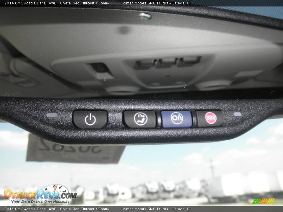 2014 GMC Acadia Denali AWD Crystal Red Tintcoat / Ebony Photo #15