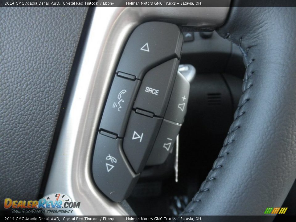 Controls of 2014 GMC Acadia Denali AWD Photo #17