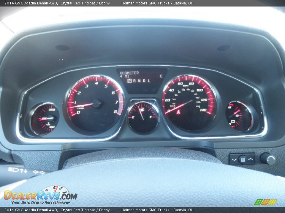 2014 GMC Acadia Denali AWD Gauges Photo #19