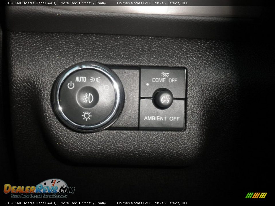 Controls of 2014 GMC Acadia Denali AWD Photo #21