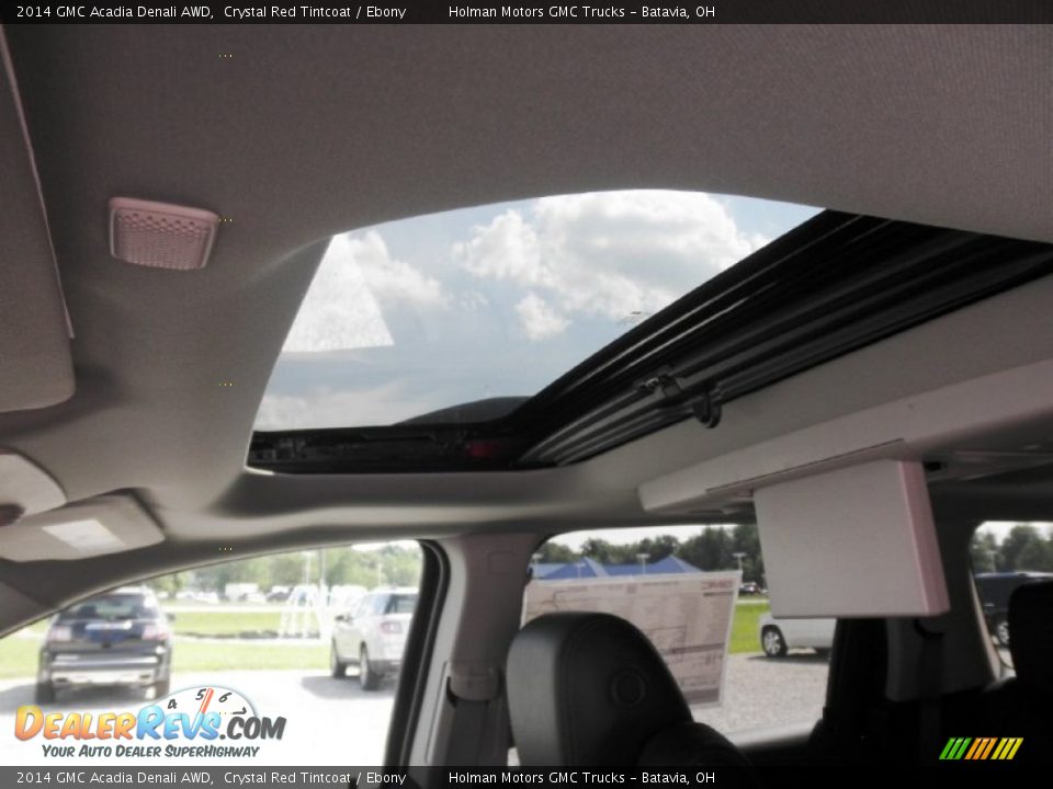 2014 GMC Acadia Denali AWD Crystal Red Tintcoat / Ebony Photo #23