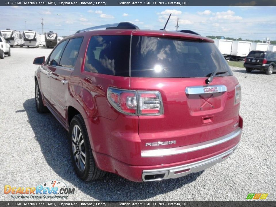 2014 GMC Acadia Denali AWD Crystal Red Tintcoat / Ebony Photo #29