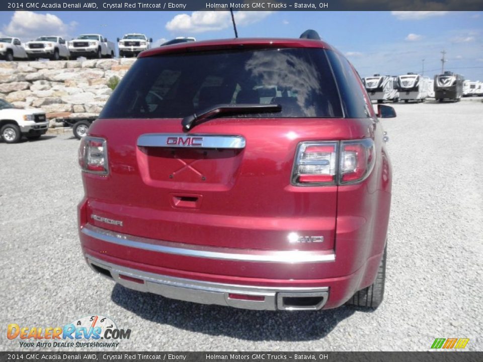 2014 GMC Acadia Denali AWD Crystal Red Tintcoat / Ebony Photo #33