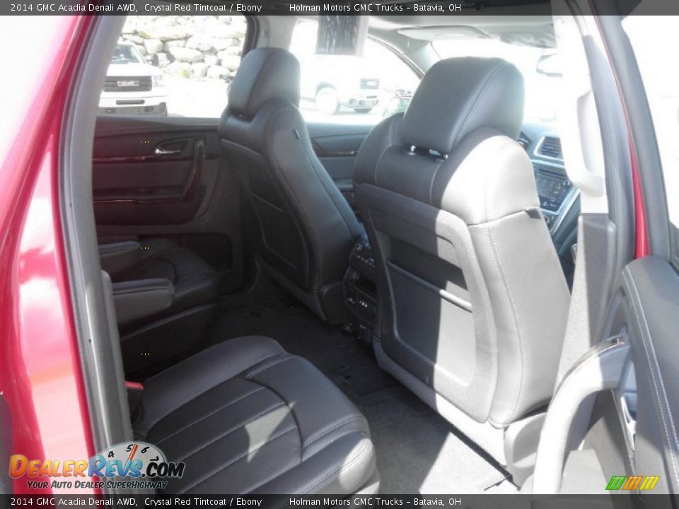 2014 GMC Acadia Denali AWD Crystal Red Tintcoat / Ebony Photo #34