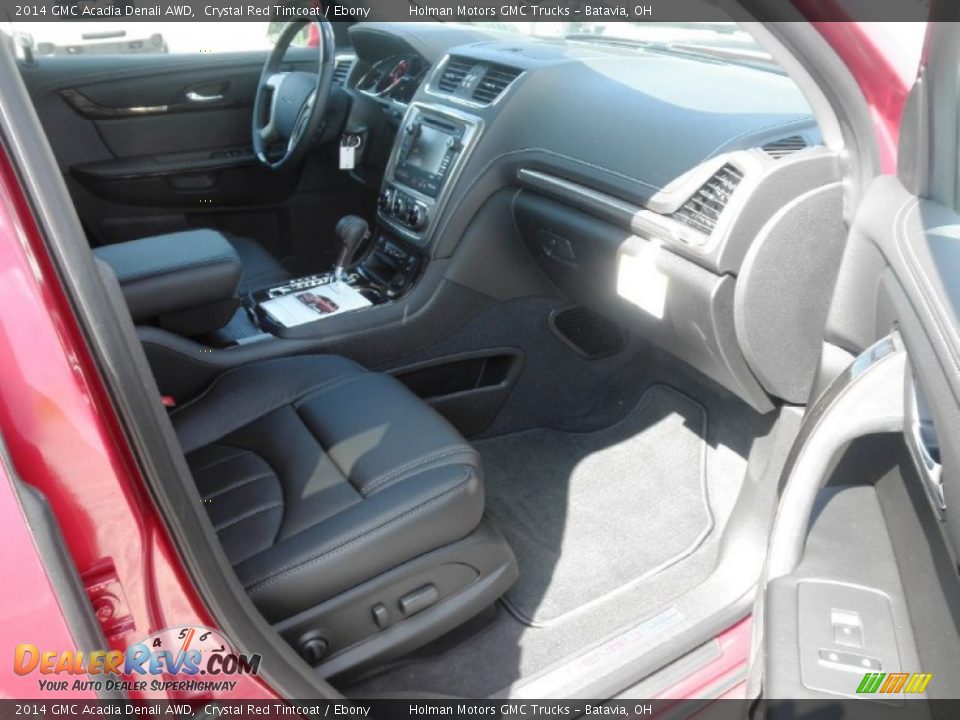 2014 GMC Acadia Denali AWD Crystal Red Tintcoat / Ebony Photo #35