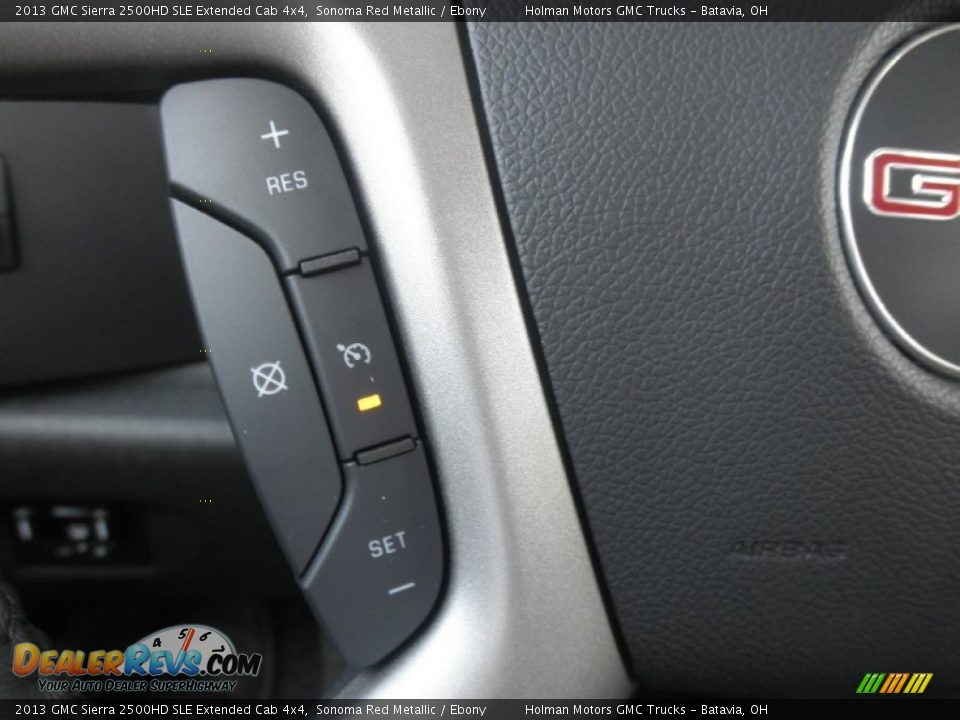 2013 GMC Sierra 2500HD SLE Extended Cab 4x4 Sonoma Red Metallic / Ebony Photo #14