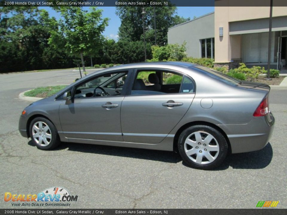 Galaxy Gray Metallic 2008 Honda Civic LX Sedan Photo #4