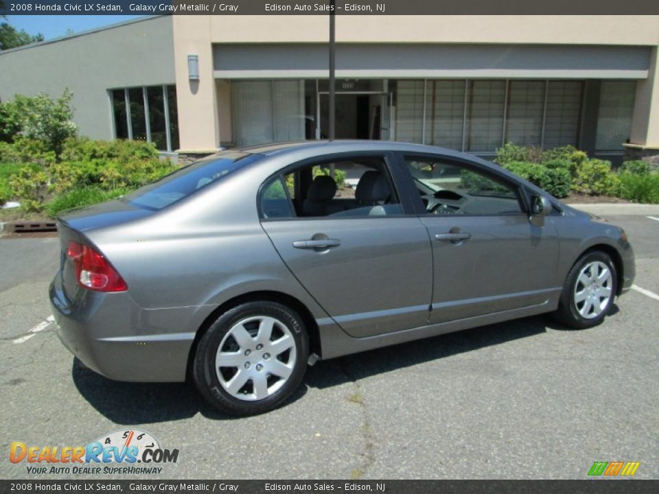 Galaxy Gray Metallic 2008 Honda Civic LX Sedan Photo #8