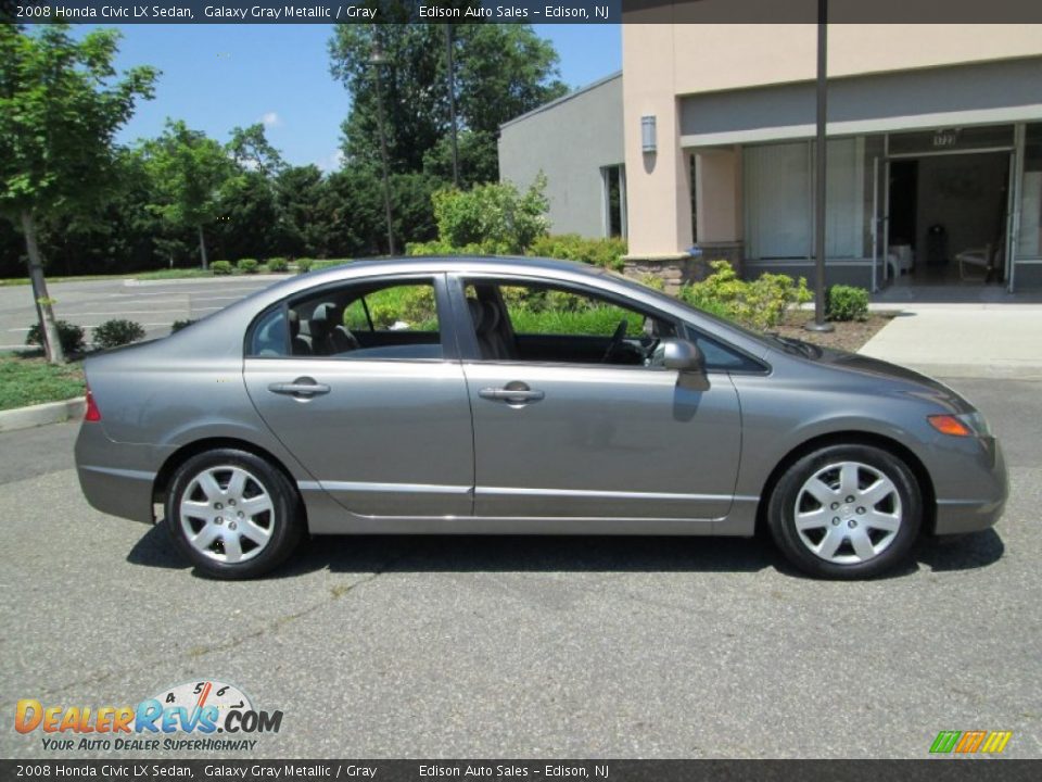 Galaxy Gray Metallic 2008 Honda Civic LX Sedan Photo #9