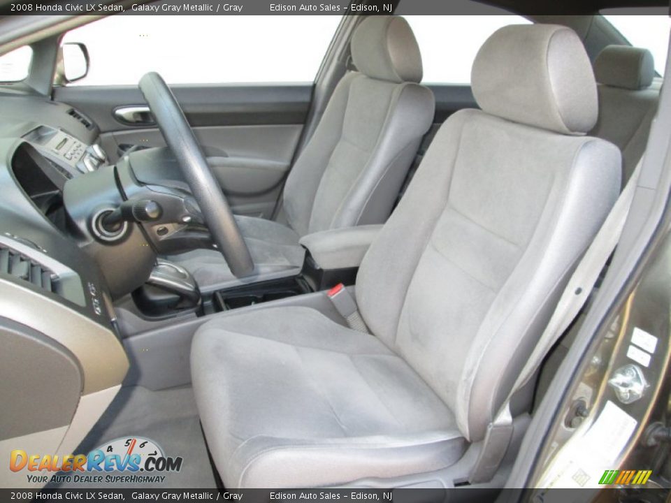 Front Seat of 2008 Honda Civic LX Sedan Photo #13