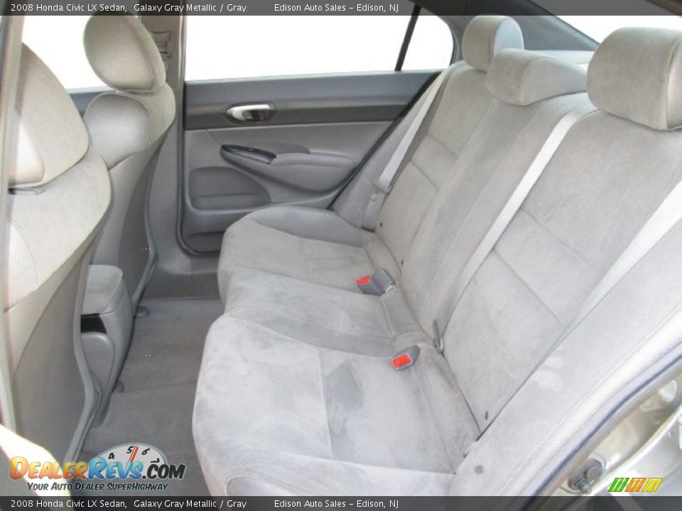 Rear Seat of 2008 Honda Civic LX Sedan Photo #17