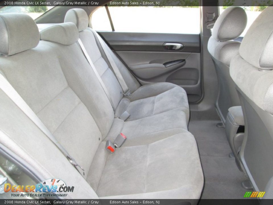 Rear Seat of 2008 Honda Civic LX Sedan Photo #18
