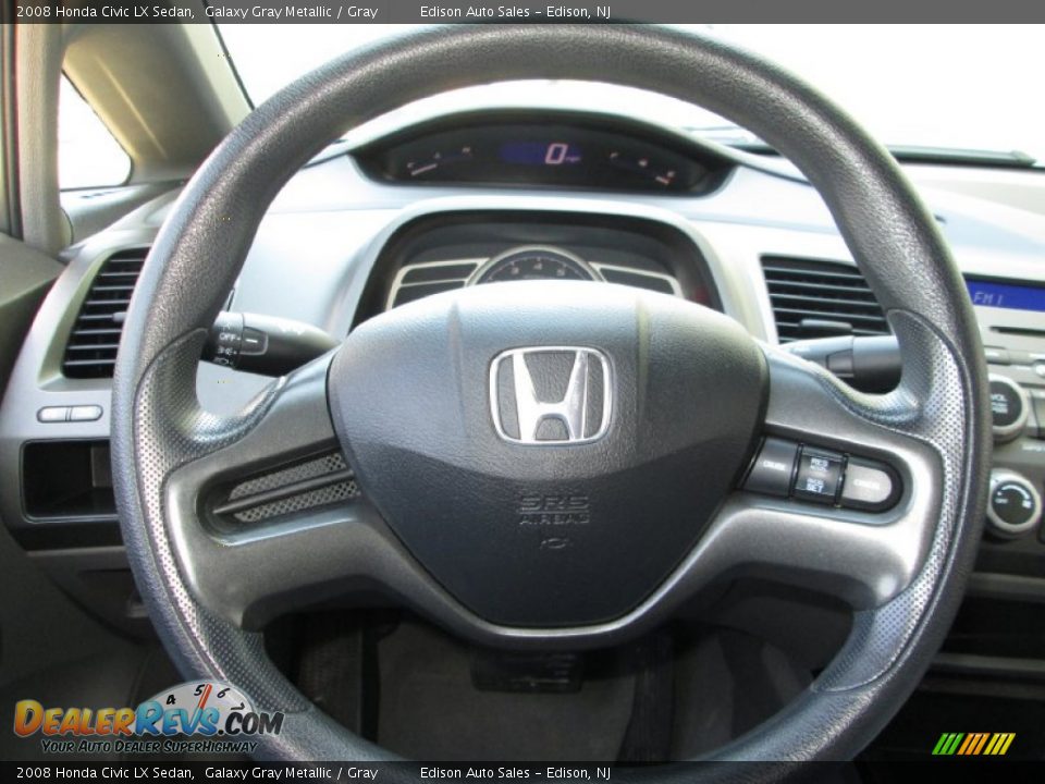 2008 Honda Civic LX Sedan Steering Wheel Photo #21